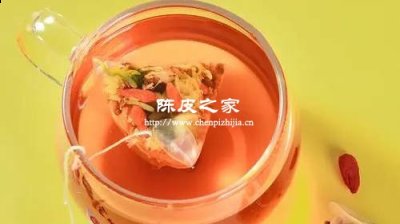 陈皮决明子菊花杞子泡水的功效