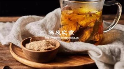 陈皮姜茶有什么样的功效