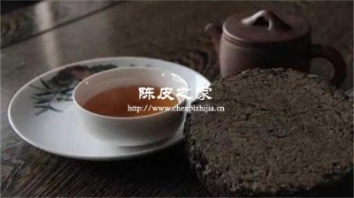 陈皮黑茶可以一起喝吗